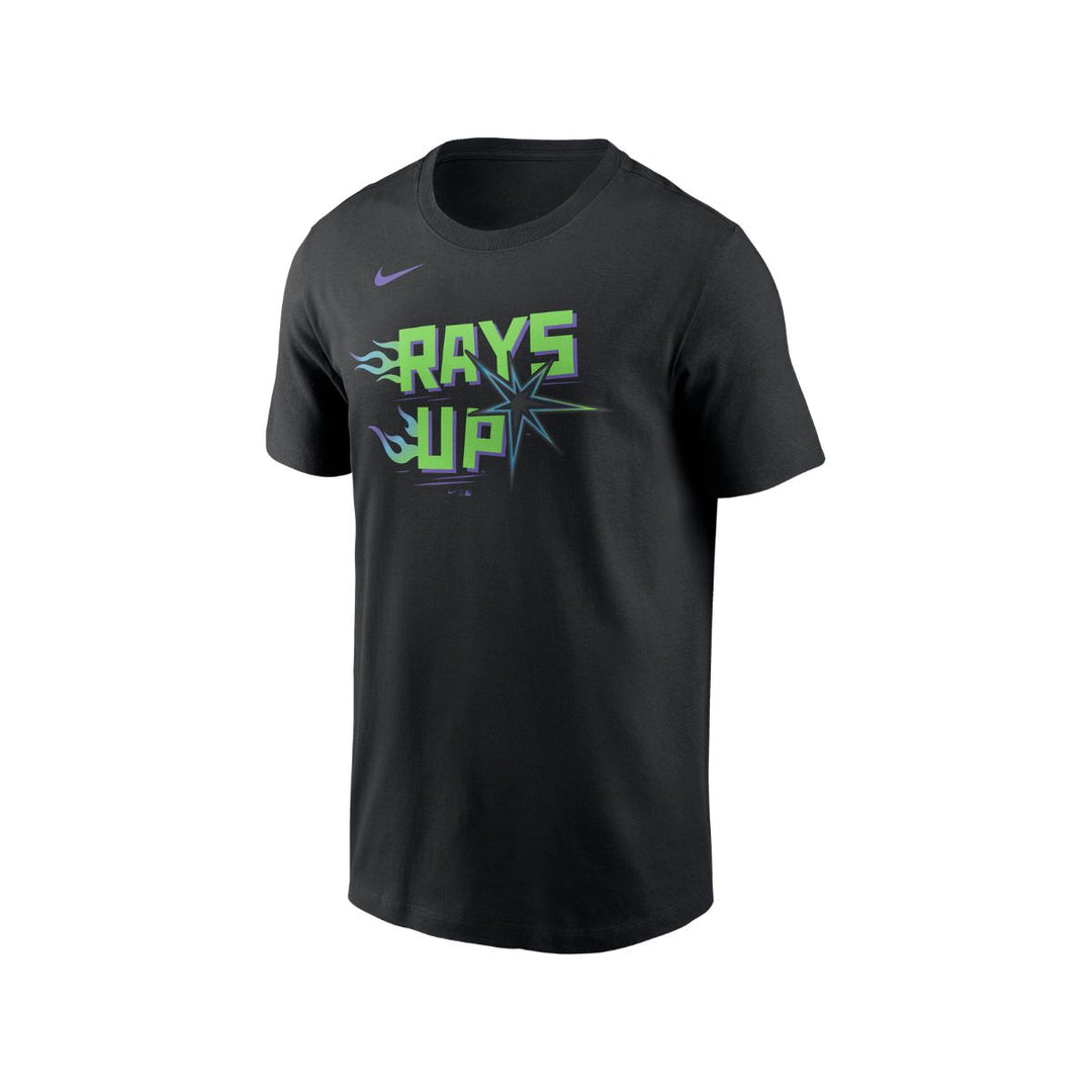 Rays Youth Nike Black City Connect Rays Up Gradient Burst T-Shirt