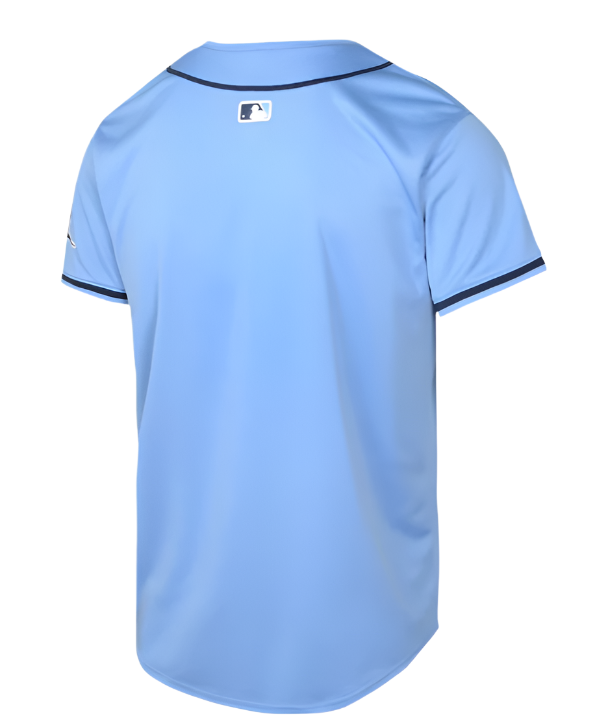 Rays Youth Nike Valor Blue Vapor Limited Jersey
