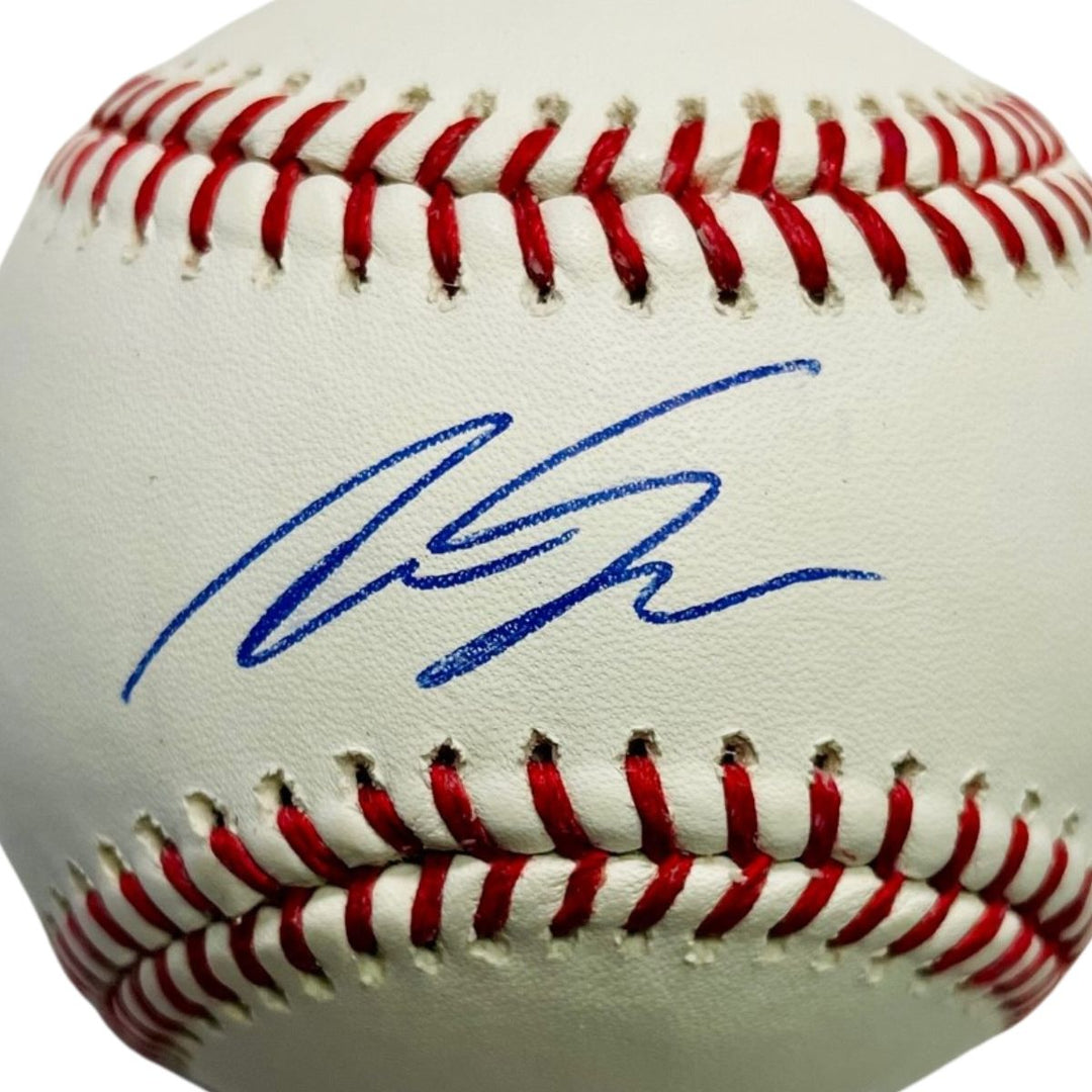Rays Austin Shenton Autographed Official MLB Baseball