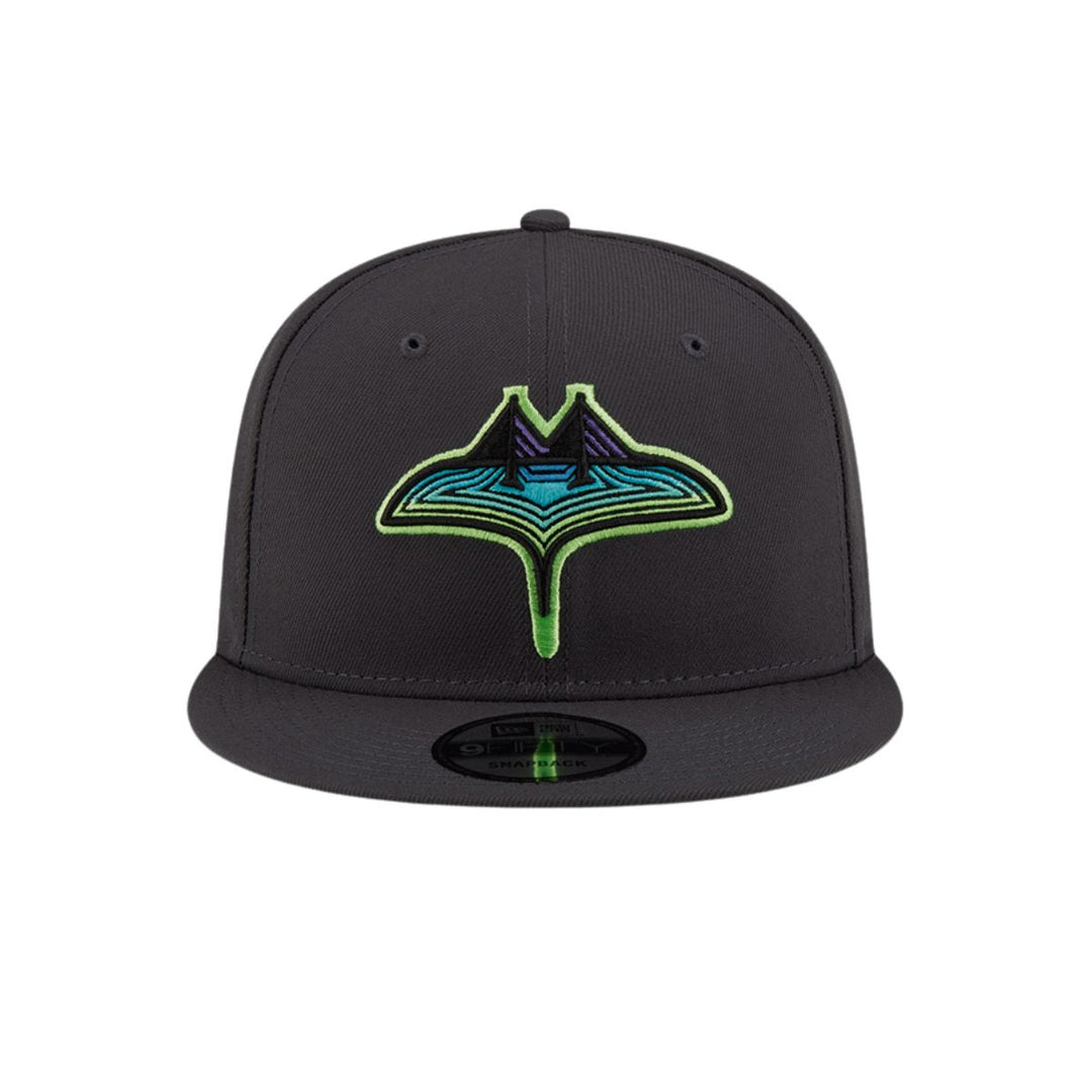 Rays New Era Black City Connect Skyray Tampa Bay 9Fifty Snapback Hat