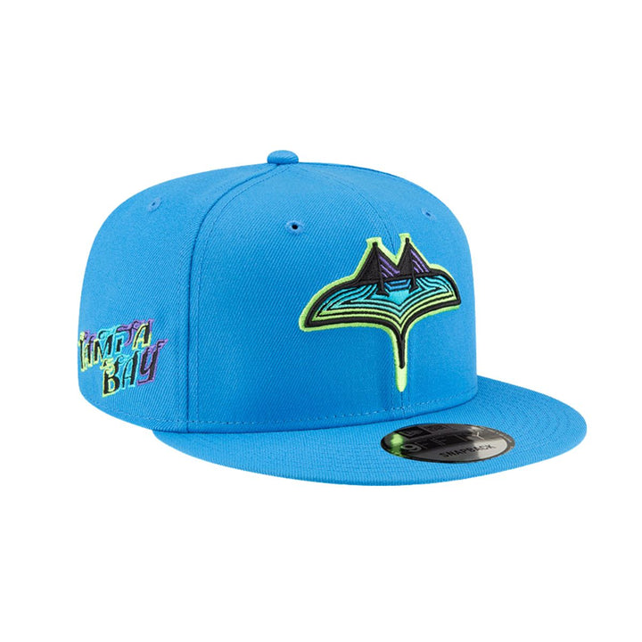 Rays New Era Blue City Connect Skyray Tampa Bay 9Fifty Snapback Hat