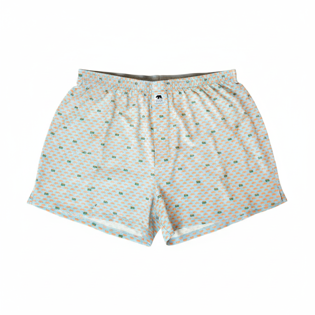 Rays Men's Onward Reserve Blue Orange Tropicana Field Boxers