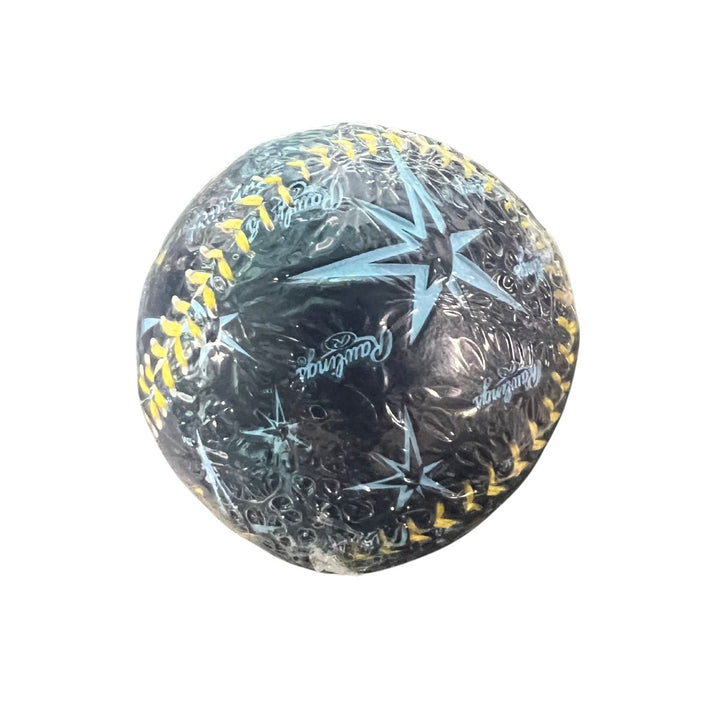 Rays Blue Yellow Burst Logo Rawlings Baseball