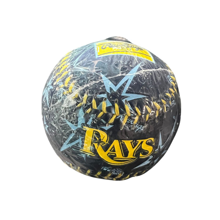 Rays Blue Yellow Burst Logo Rawlings Baseball