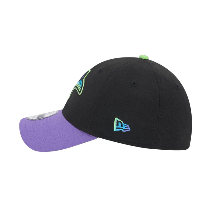 Rays New Era Black Purple City Connect 39Thirty Flex Fit Hat
