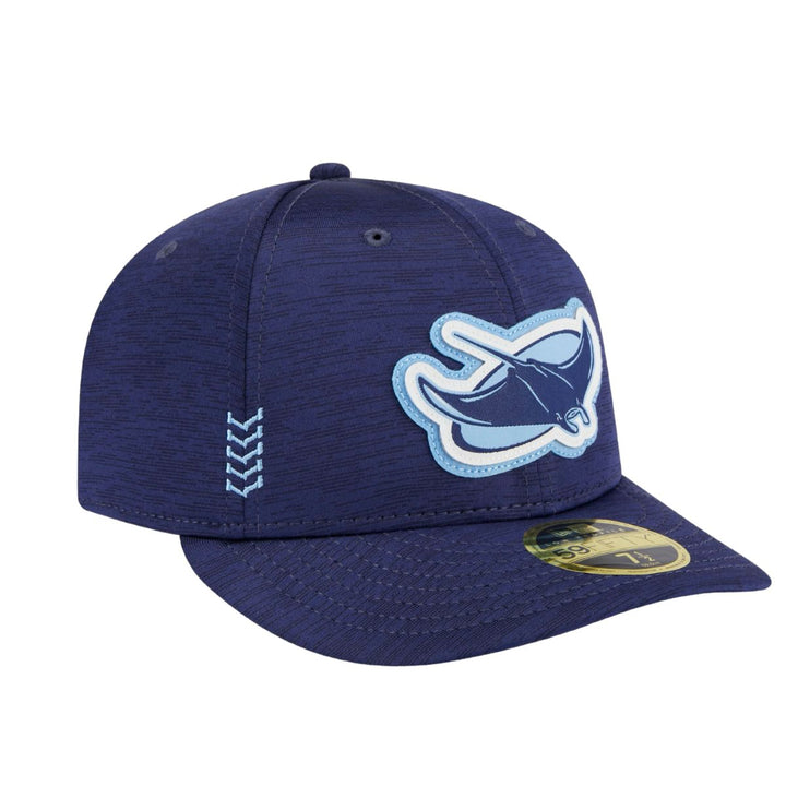 Rays New Era Navy 2024 Alt Clubhouse On-Field Low Profile 59Fifty Fitted Hat