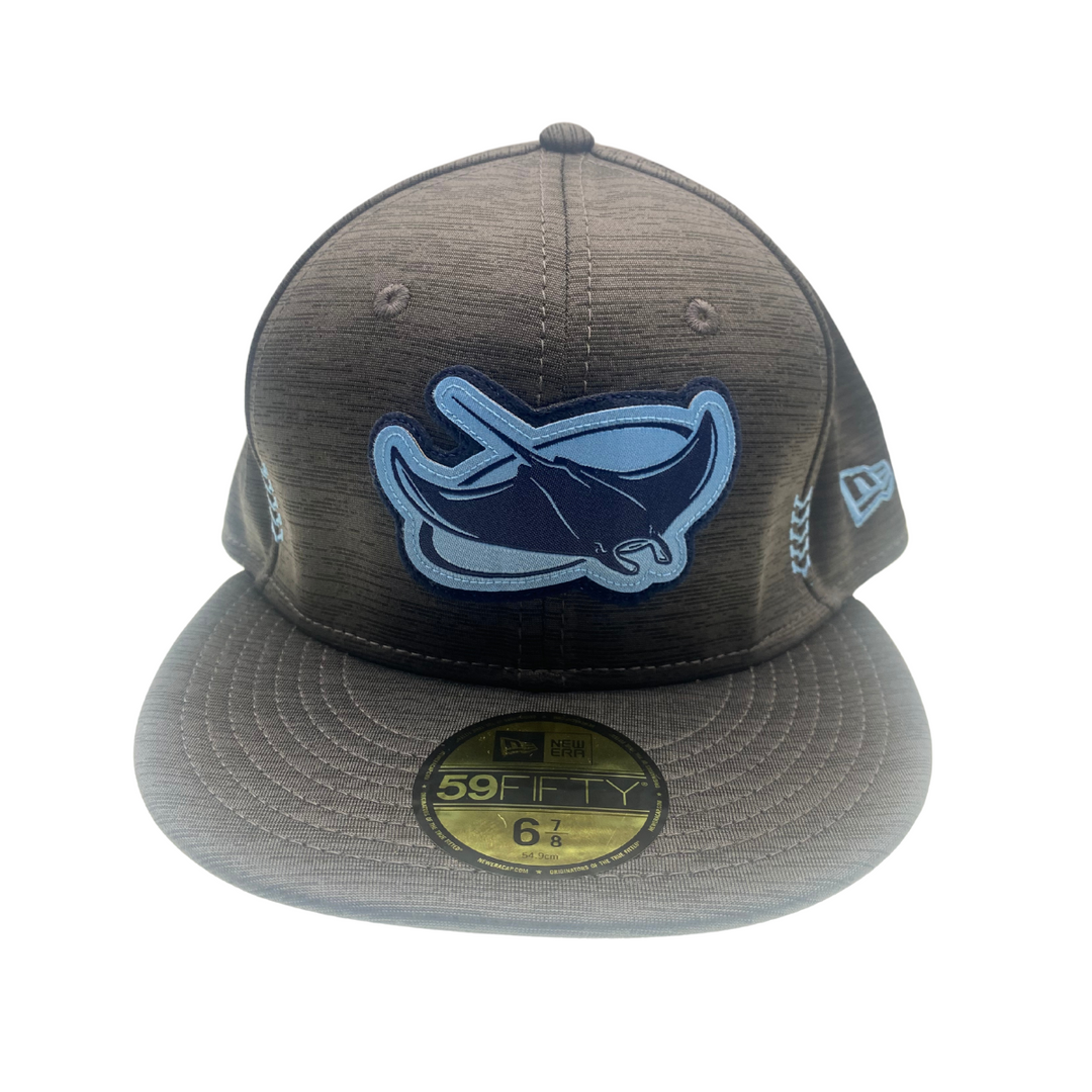 Rays New Era Graphite Grey 2024 Alt Clubhouse 59Fifty Fitted Hat