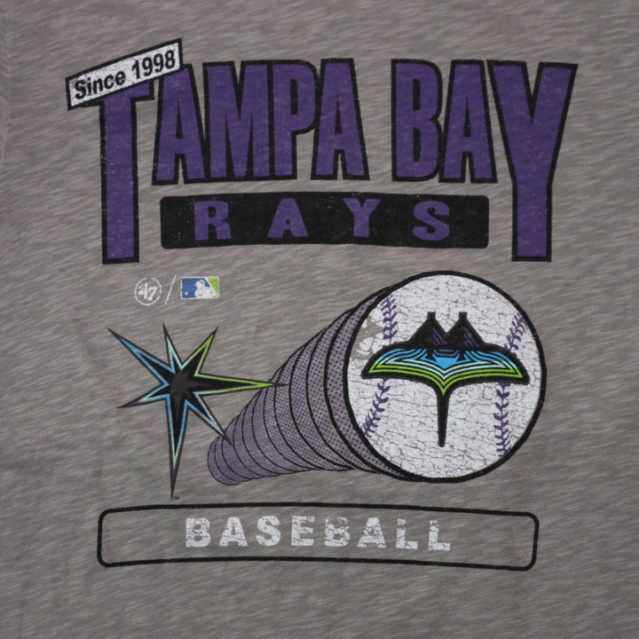 Rays Men's '47 Brand Grey City Connect Tampa Bay Rays T-Shirt