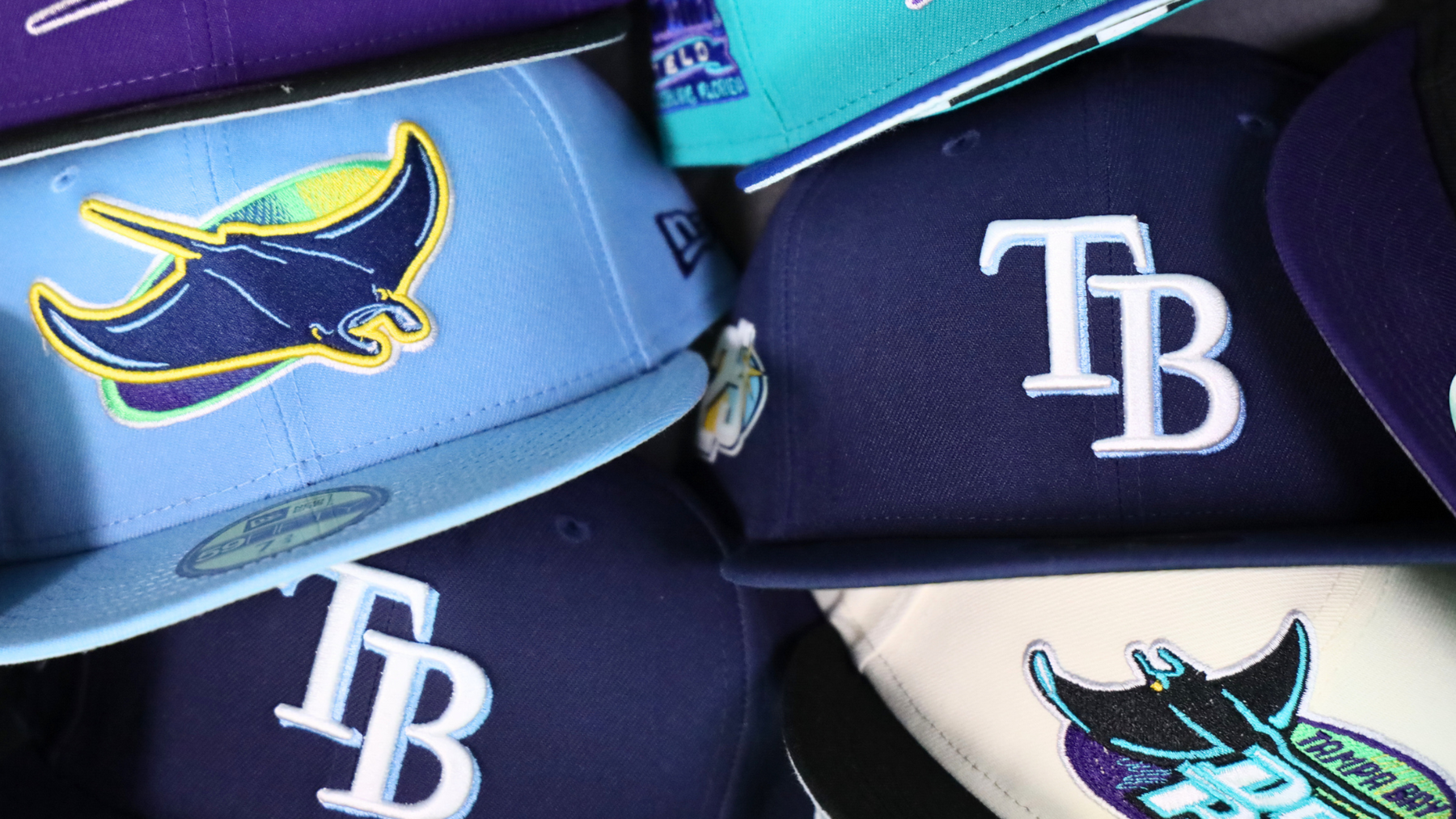 NewEra Tampa Bay Rays 25th 59fifty スクリプト - キャップ