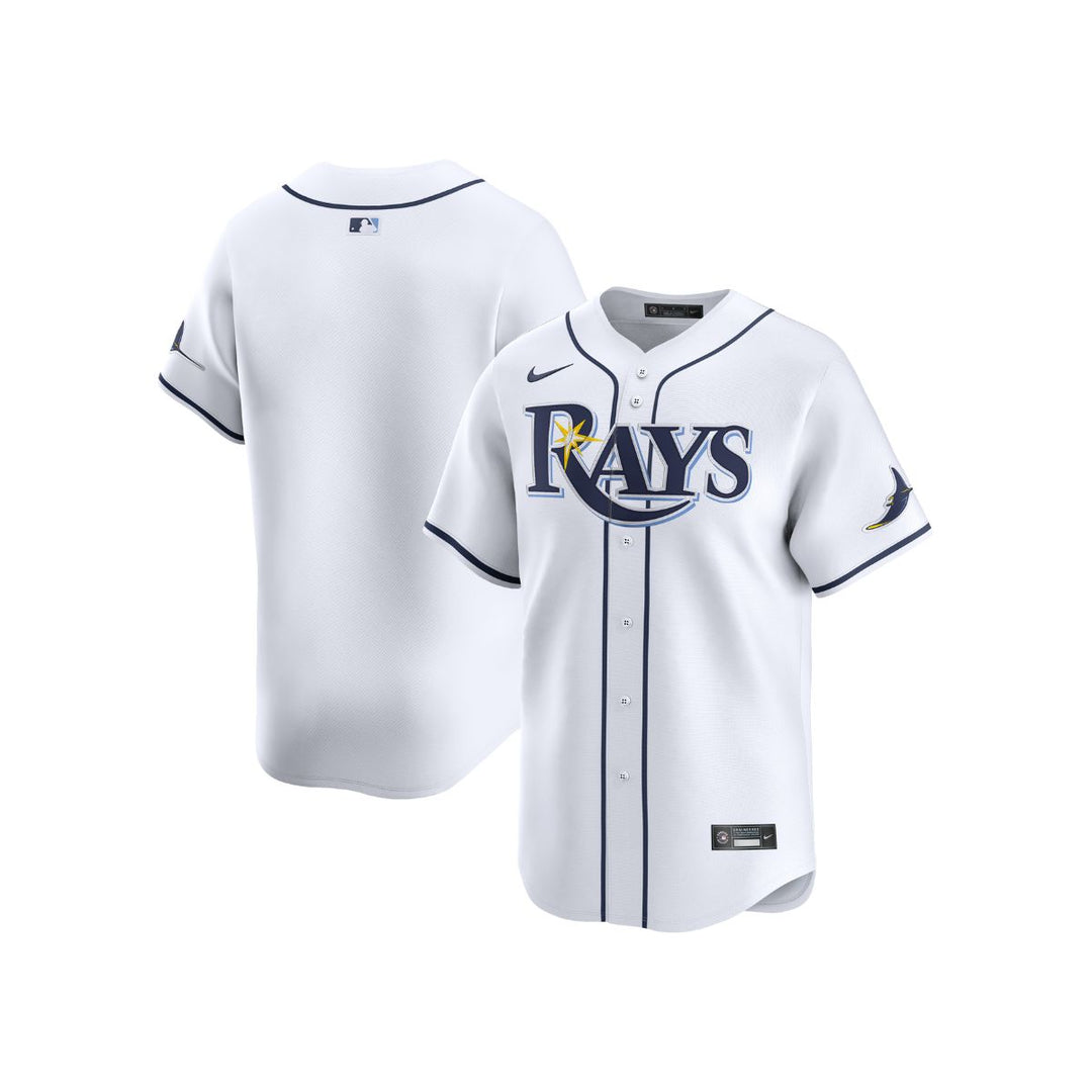 Rays Youth Nike White Vapor Limited Jersey