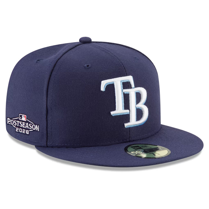 Rays New Era Navy 2026 Postseason TB 59Fifty Fitted Hat