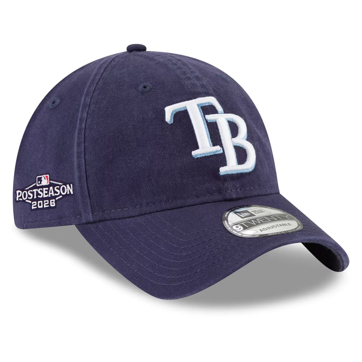Rays New Era Navy 2026 Postseason TB 9Twenty Adjustable Hat