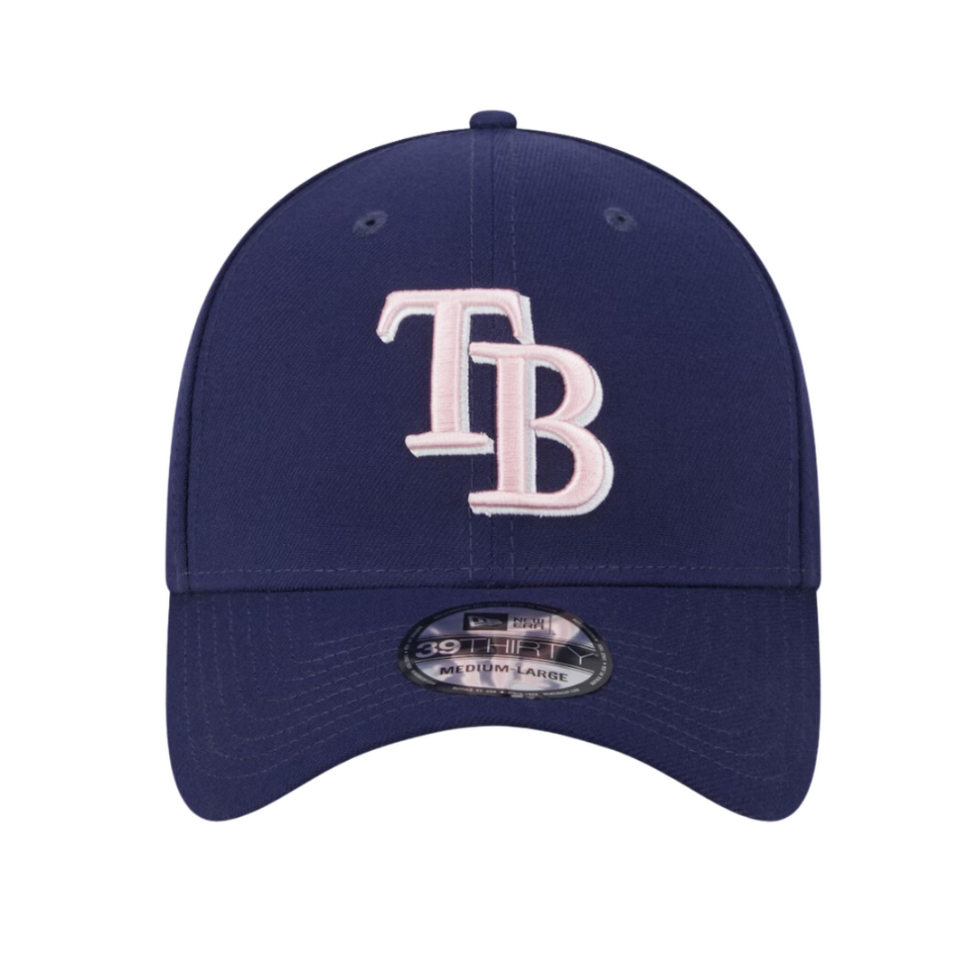 Rays New Era Navy Blue 2024 Mother's Day 39Thirty Flex Fit Hat