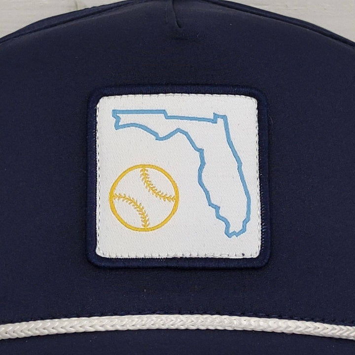 NAVY BLUE FLORIDA BASEBALL SPORTIQE ADJUSTABLE CAP - The Bay Republic | Team Store of the Tampa Bay Rays & Rowdies