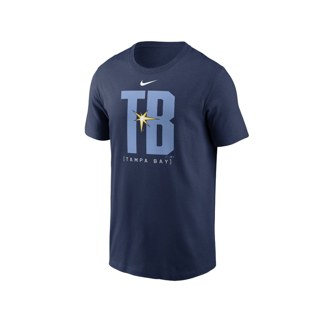 Rays Youth Nike Navy TB Burst T-Shirt