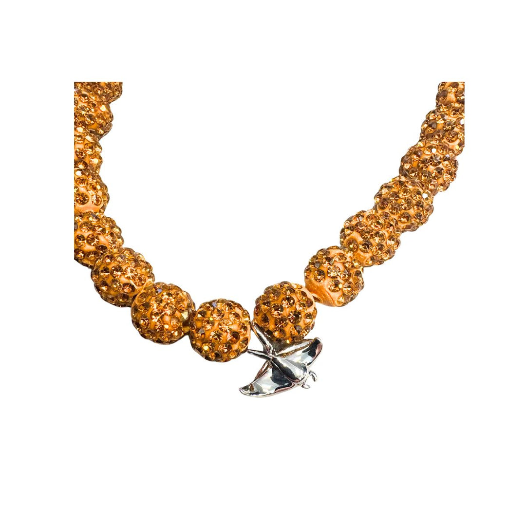 Rays Bijoux Sport Devil Rays Rhinestone Bead Necklace