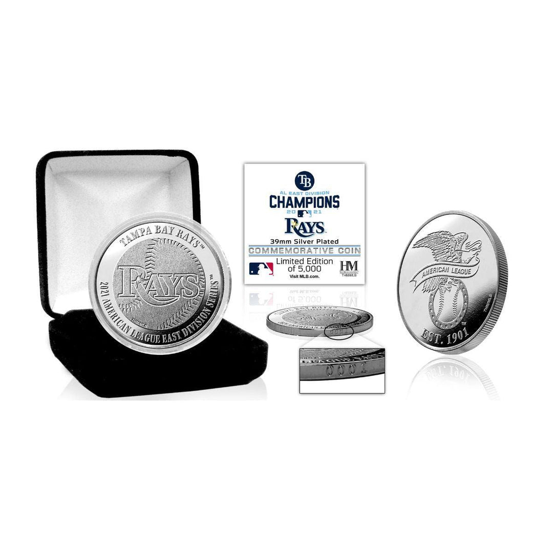 Rays 2021 American League East Champions Silver Mint Coin - The Bay Republic | Team Store of the Tampa Bay Rays & Rowdies