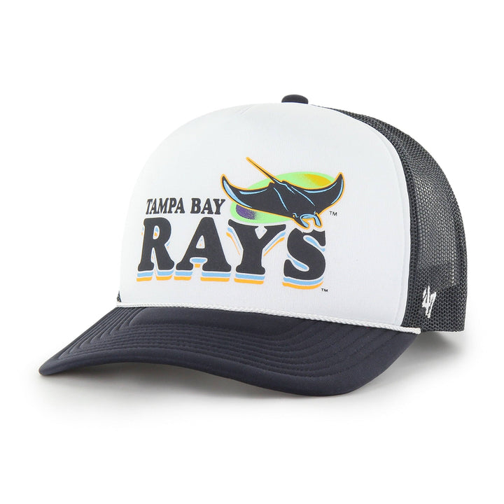Rays '47 Brand Blue and White Retro Rays Snapback Trucker Hat - The Bay Republic | Team Store of the Tampa Bay Rays & Rowdies
