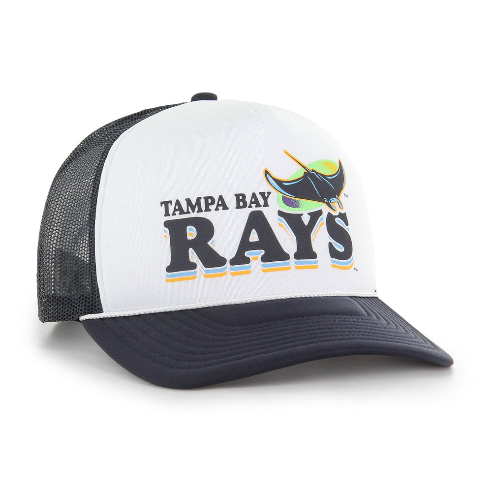 Rays '47 Brand Blue and White Retro Rays Snapback Trucker Hat - The Bay Republic | Team Store of the Tampa Bay Rays & Rowdies