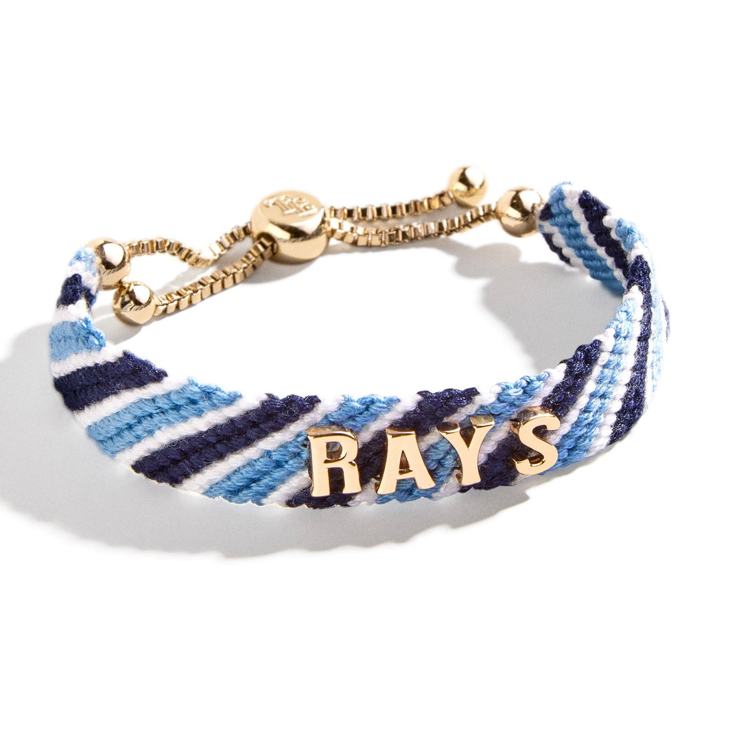 Rays Baublebar Blue Woven Friendship Bracelet - The Bay Republic | Team Store of the Tampa Bay Rays & Rowdies