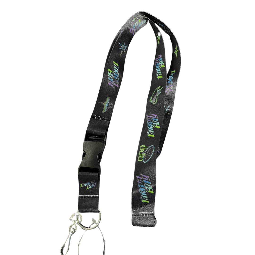 Rays Black City Connect Detachable Lanyard - The Bay Republic | Team Store of the Tampa Bay Rays & Rowdies