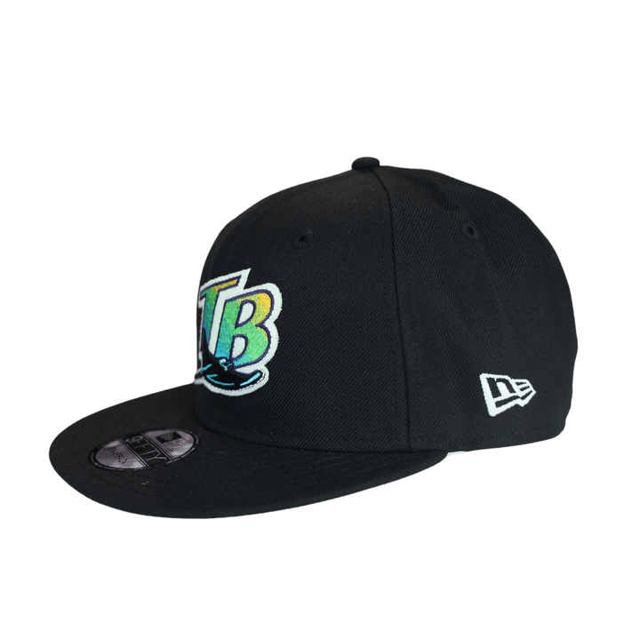 RAYS BLACK COOPERSTOWN DEVIL RAYS EST 1998 9FIFTY SNAPBACK HAT - The Bay Republic | Team Store of the Tampa Bay Rays & Rowdies