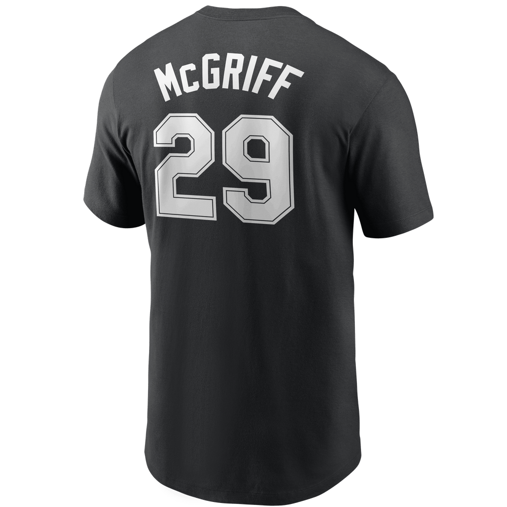 RAYS BLACK DEVIL RAYS MCGRIFF NAME AND NUMBER NIKE T-SHIRT - The Bay Republic | Team Store of the Tampa Bay Rays & Rowdies