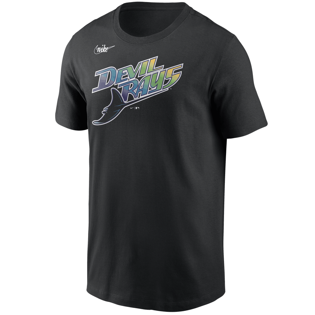 RAYS BLACK DEVIL RAYS MCGRIFF NAME AND NUMBER NIKE T-SHIRT - The Bay Republic | Team Store of the Tampa Bay Rays & Rowdies