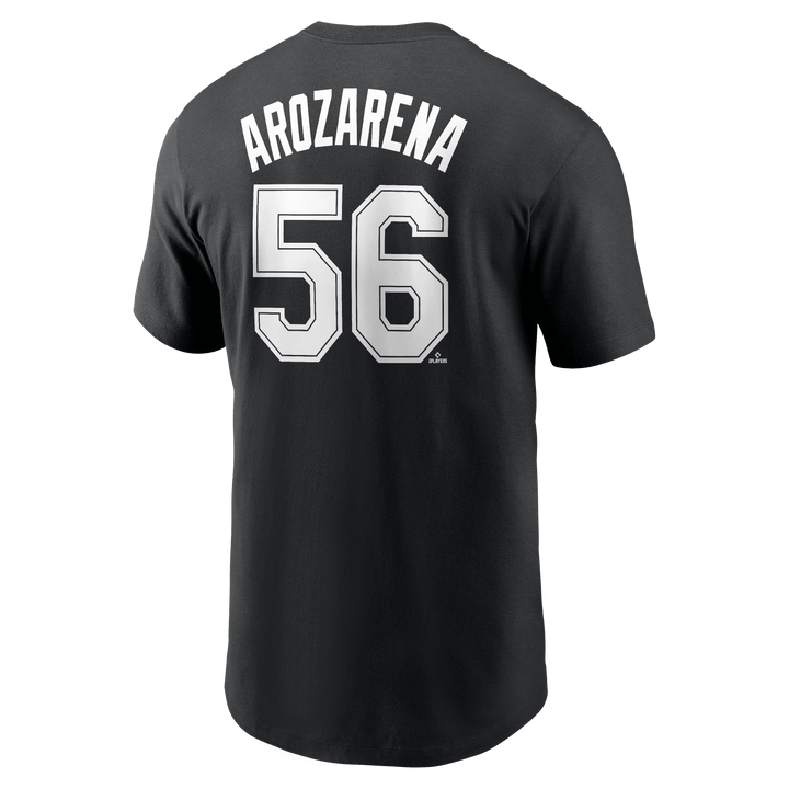 RAYS BLACK DEVIL RAYS RANDY AROZARENA NAME AND NUMBER T-SHIRT - The Bay Republic | Team Store of the Tampa Bay Rays & Rowdies