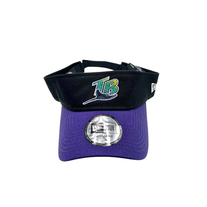 RAYS BLACK WITH PURPLE BILL DEVIL RAYS COOP NEW ERA VISOR - The Bay Republic | Team Store of the Tampa Bay Rays & Rowdies