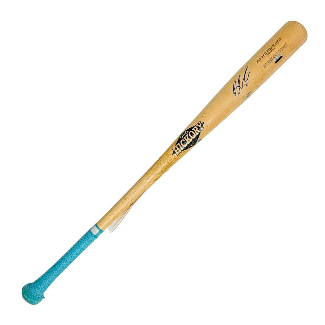 RAYS BRANDON LOWE TEAM ISSUED AUTOGRAPHED BROKEN BAT - The Bay Republic | Team Store of the Tampa Bay Rays & Rowdies