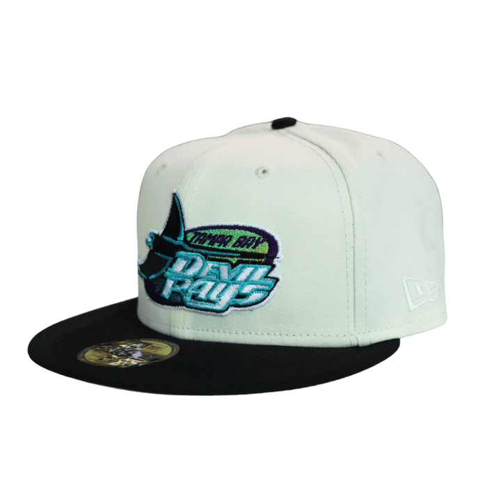 RAYS CHROME BLACK DEVIL RAYS INAUGURAL SEASON 59FIFTY NEW ERA FITTED CAP - The Bay Republic | Team Store of the Tampa Bay Rays & Rowdies
