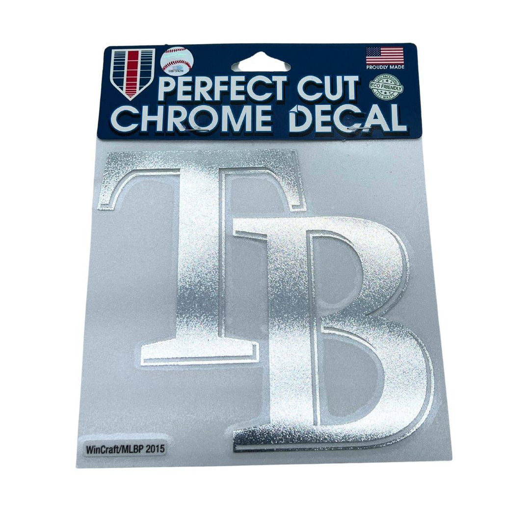RAYS CHROME TB LOGO 6X6 DECAL - The Bay Republic | Team Store of the Tampa Bay Rays & Rowdies