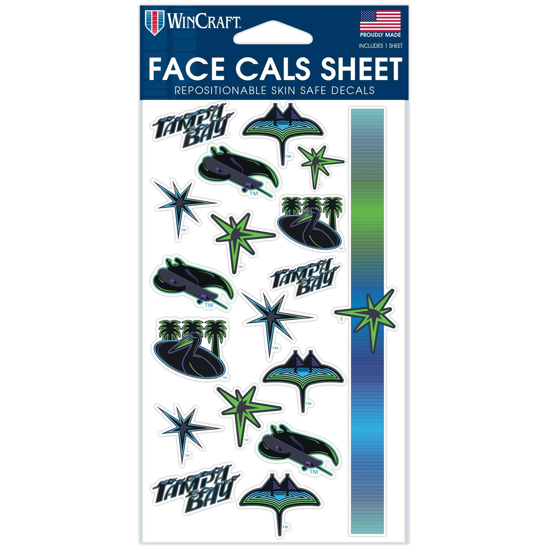 Rays City Connect 4x7 Face-Cals Sheet - The Bay Republic | Team Store of the Tampa Bay Rays & Rowdies
