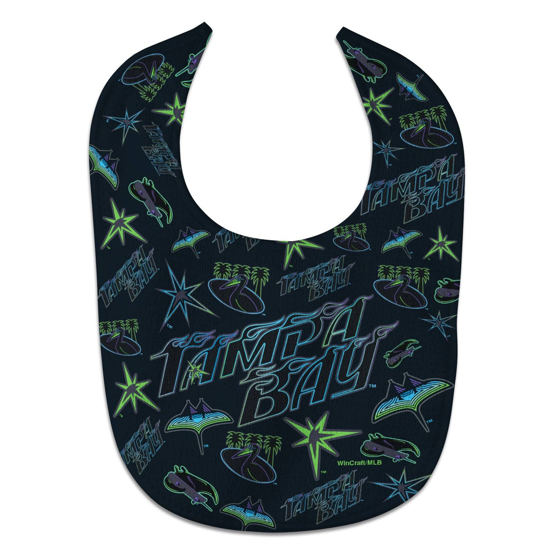Rays City Connect All Logos Baby Bib - The Bay Republic | Team Store of the Tampa Bay Rays & Rowdies