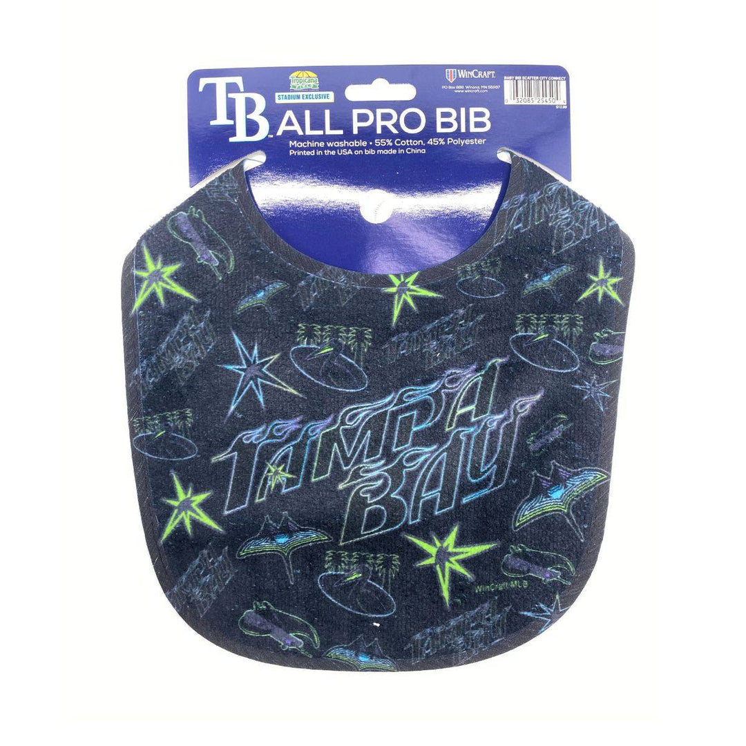 Rays City Connect All Logos Baby Bib - The Bay Republic | Team Store of the Tampa Bay Rays & Rowdies