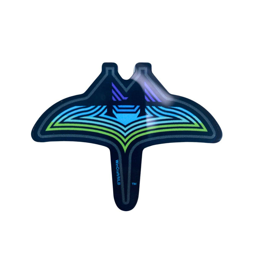 Rays City Connect Skyray Logo 4x4 Acrylic Magnet - The Bay Republic | Team Store of the Tampa Bay Rays & Rowdies