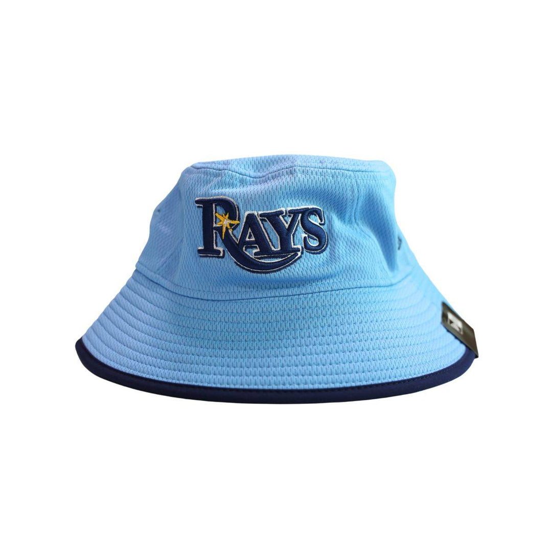 RAYS COLUMBIA BLUE WORDMARK NEW ERA BUCKET HAT - The Bay Republic | Team Store of the Tampa Bay Rays & Rowdies