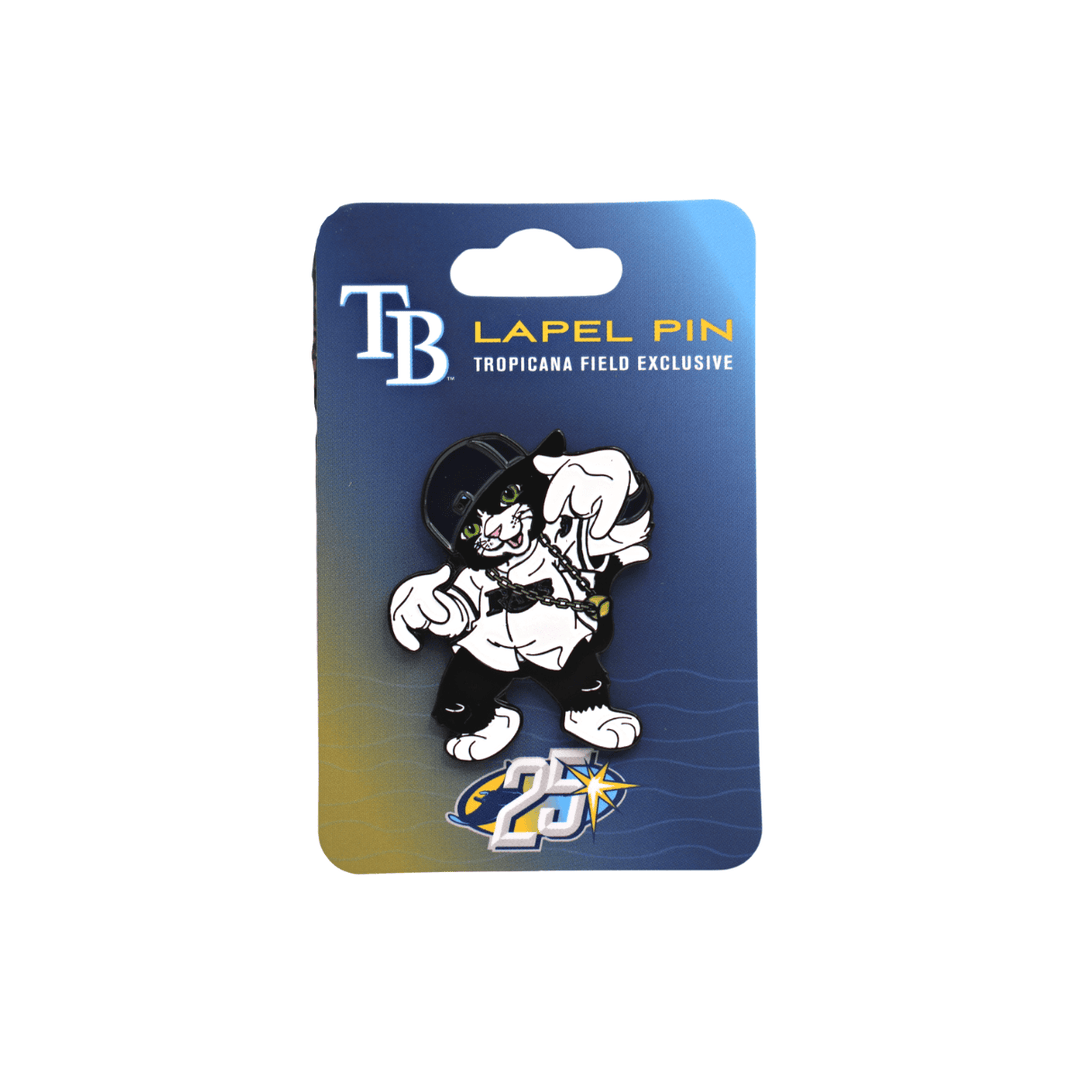 RAYS DANCING DJ KITTY LAPEL PIN - The Bay Republic | Team Store of the Tampa Bay Rays & Rowdies
