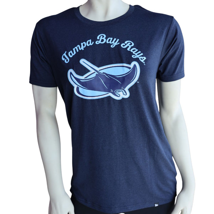 Rays Women's New Era Navy Club Alt T-Shirt