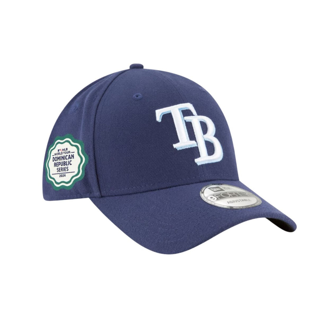Rays New Era Navy 2024 MLB World Tour Dominican Republic Series 9Forty Adjustable Hat