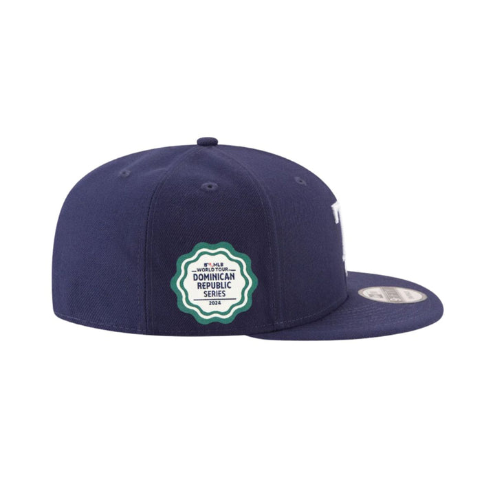 Rays New Era Navy 2024 MLB World Tour Dominican Republic Series 9Fifty Snapback Hat