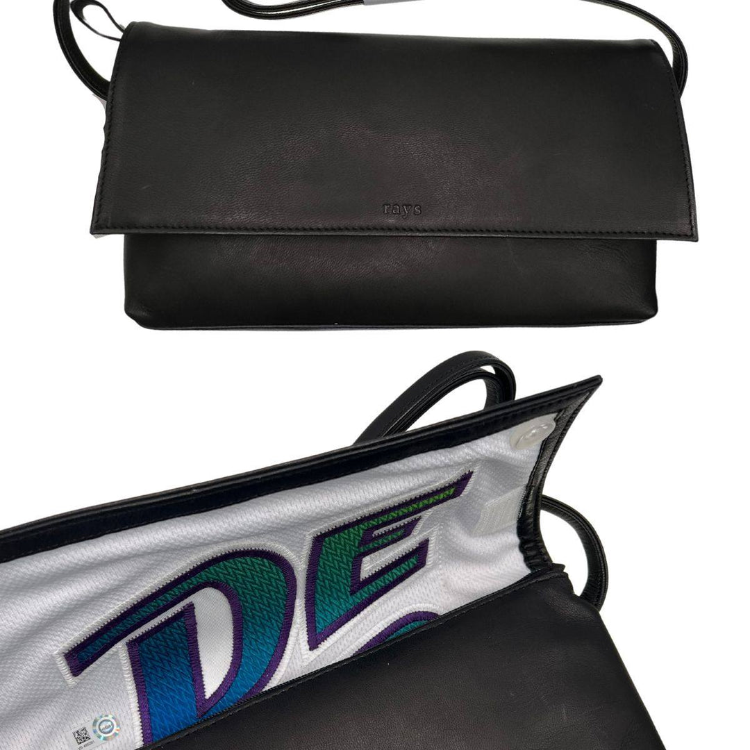 RAYS GAME USED DEVIL RAYS JERSEY PURSE - The Bay Republic | Team Store of the Tampa Bay Rays & Rowdies