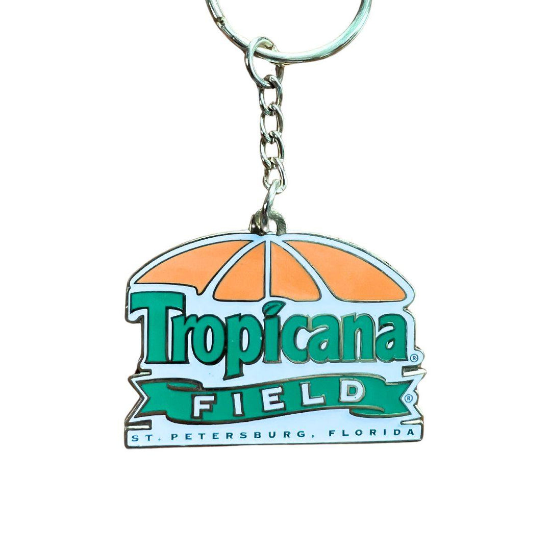 Rays Gold Tropicana Field Logo Keychain - The Bay Republic | Team Store of the Tampa Bay Rays & Rowdies