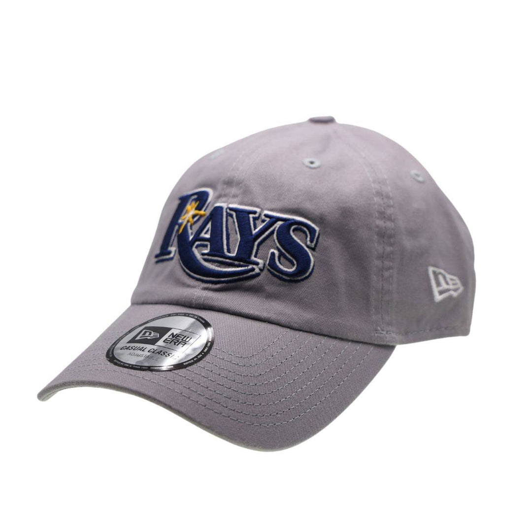 RAYS GREY CASUAL CLASSIC NEW ERA ADJUSTABLE HAT - The Bay Republic | Team Store of the Tampa Bay Rays & Rowdies