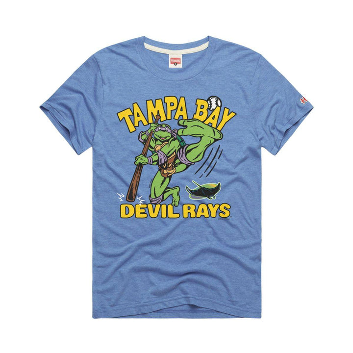 Rays Homage Blue Devil Rays TMNT Donatello T-Shirt - The Bay Republic | Team Store of the Tampa Bay Rays & Rowdies