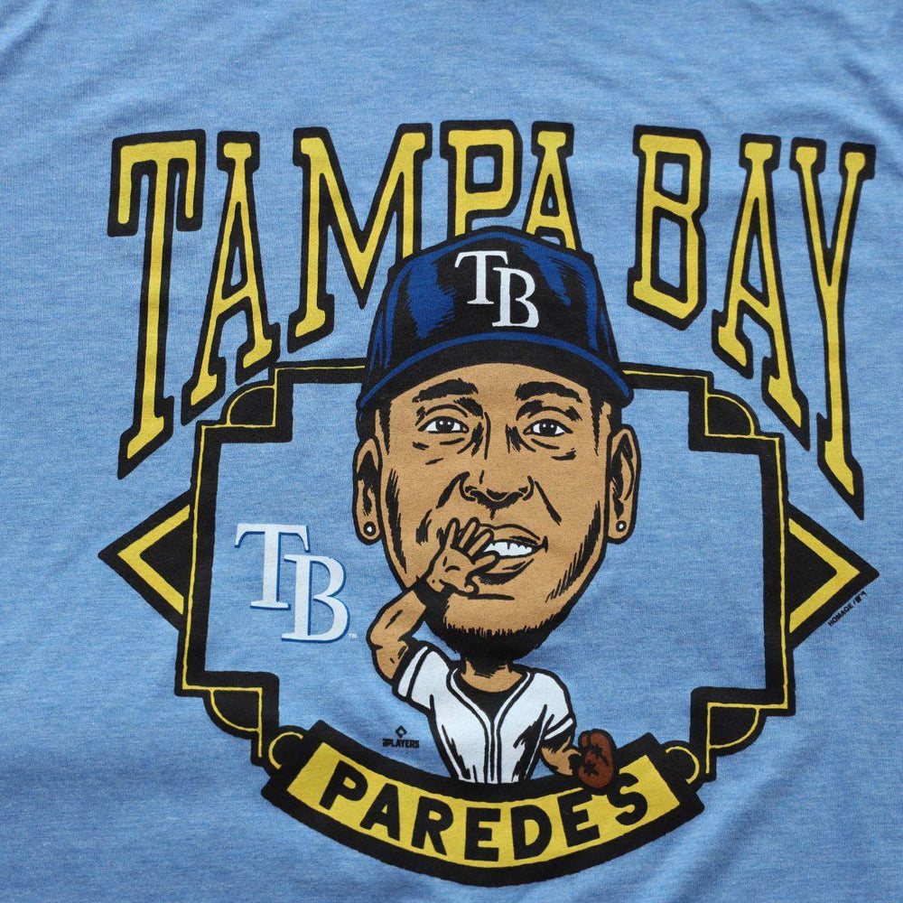 Rays Homage Blue Isaac Paredes Tampa Bay T-Shirt - The Bay Republic | Team Store of the Tampa Bay Rays & Rowdies