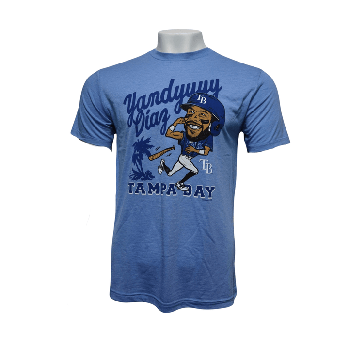 Rays Homage Blue Yandyyyyy Diaz T-Shirt - The Bay Republic | Team Store of the Tampa Bay Rays & Rowdies