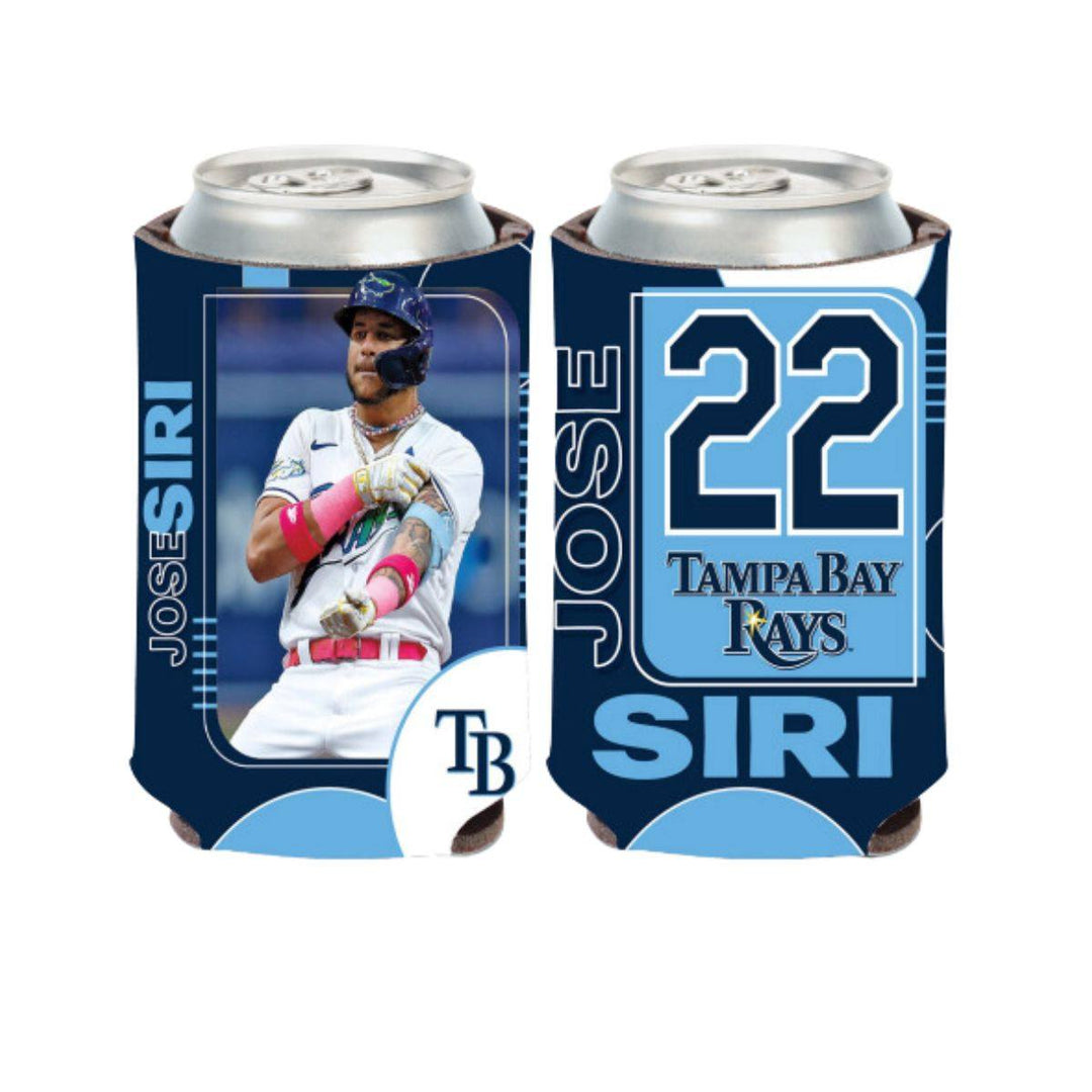 RAYS JOSE SIRI TWO SIDED PLAYER CAN COOLER - The Bay Republic | Team Store of the Tampa Bay Rays & Rowdies