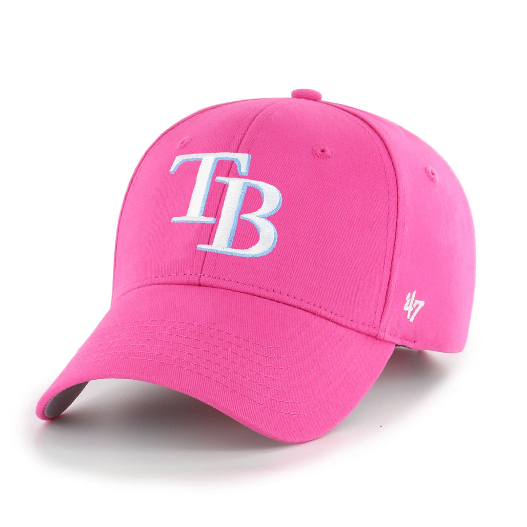 Rays Kids '47 Brand Pink TB MVP Adjustable Hat - The Bay Republic | Team Store of the Tampa Bay Rays & Rowdies